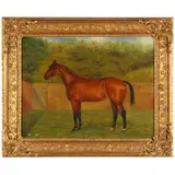 Portrait of a Polo Pony by A. E. D. G. Stirling-Brown, Oil on canvas, sold Aug 2021