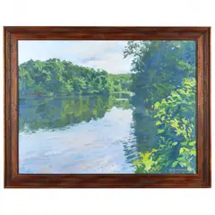 Summer Afternoon by Jerry Weiss, Oil on canvas, sold Aug 2021