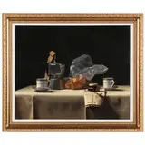 Contemporary Breakfast Piece by Tom Ouellette, Oil on canvas, sold Aug 2021