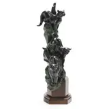 Canyon Cubs by Gerald Balciar, Patinated bronze, sold Aug 2021