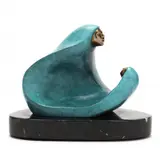 Bronze Figural Sculpture by Robert Garcia, Patinated bronze, sold Aug 2021