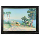 Golfe-Juan by Alexis Demarle, Oil on canvas, sold Aug 2021