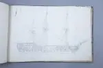Bateaux et de paysages côtiers by Antoine Roux, Dessins au crayon noir, sold Sep 2026