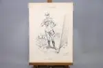 "Jeux de Kronprinz, Le butin" by Georges Ferdinand Bigot, 1915, Crayon, sold Sep 2026
