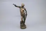 David vainqueur de Goliath by Antonin Mercié, Bronze, sold Sep 2026