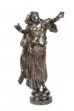 d'après Jean-Léon Gérôme (Français, 1824-1904) by Antonin Mercié, Bronze argenté, sold Sep 2026