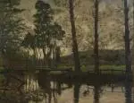 Marcilly-sur-Eure by Auguste Durst, Huile sur toile, sold Sep 2026