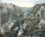 Vallée de la Jonte, c. 1956 by William Clochard, Huile sur toile, sold Sep 2026