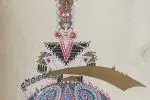 Le porteur de cimeterre by Floyd du Pont, Gouache et aquarelle, sold Sep 2026