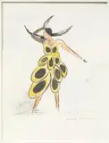Danseuse du Petit Casino, c. 1918 by Sonia Delaunay, Aquarelle et encre, sold Sep 2026