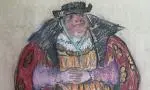 "Grandgousier" by Carlos-Reymond, Fusain et pastel sur papier, sold Sep 2026