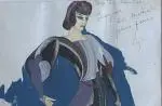 "Le page du chevalier" by Georges Meunier, Crayon et gouache sur papier, sold Sep 2026