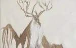 Homme-arbre, étude de costume by Dimitri Bouchène, Aquarelle et gouache sur papier, sold Sep 2026
