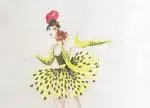 Danseuse à la robe de plumetis by Freddy Wittop, Aquarelles sur papier, dont une gouachée, sold Sep 2026