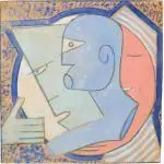 Trois visages by Marie Vassilieff, Crayon et gouache, sold Jun 2026
