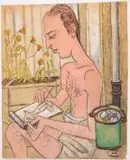 Etude d'après Arp, c. 1940-1942 by Marie Vassilieff, Crayon et gouache, sold Jun 2026