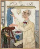 Armand Petersen by Marie Vassilieff, 1955, Huile sur toile, sold Jun 2026