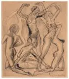 Transparence, c. 1932-1933 by Francis Picabia, Crayon, fusain et encre sur papier, sold Jun 2026