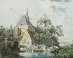 Moulin by Johannes Huibert Prins, Aquarelle, sold Jun 2026