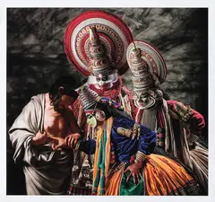 Between One Shore and Several Others (After the Incredulity of Saint Thomas by Caravaggio) by Vivek Vilasini, 2014, Archival print on hahnemuhle archival paper, offered Aug 2025