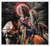 Between One Shore and Several Others (After the Incredulity of Saint Thomas by Caravaggio) by Vivek Vilasini, 2014, Archival print on hahnemuhle archival paper, offered Aug 2025