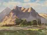 Untitled by Ghulam Rasool Santosh, Watercolour on paper, sold Sep 2025