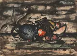Untitled by K H, Gouache on paper, sold Sep 2025