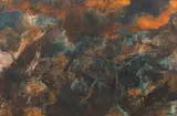 Untitled by Akbar Padamsee, Oil on canvas, sold Sep 2025