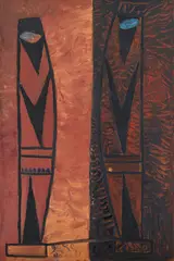 Untitled by Sadanand Bakre, Oil on board, sold Sep 2025