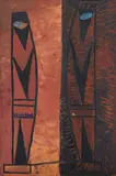 Untitled by Sadanand Bakre, Oil on board, sold Sep 2025