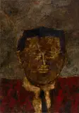 Untitled (Portrait of a Man) by Akbar Padamsee, Oil on canvas, sold Sep 2025
