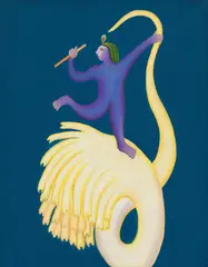 Untitled by Manjit Bawa, Oil on canvas, sold Sep 2025