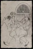 Untitled by Satish Gujral, Pencil on rice paper pasted on plywood, sold Sep 2025