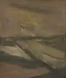 Untitled by Ram Kumar, Oil on canvas, sold Sep 2025