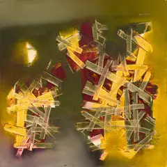 Untitled by Shanti Dave, Oil on canvas, sold Sep 2025