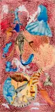 Nursery Tales by Nalini Malani, Acrylic, ink and enamel reverse painting on acrylic sheet, sold Sep 2025