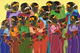 Untitled by Thota Vaikuntam, Acrylic on canvas, sold Sep 2025