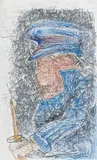 Untitled by Krishen Khanna, Mixed media on paper pasted on acrylic sheet, sold May 2025