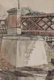 Untitled by Bikash Bhattacharjee, Watercolour and ink on paper, sold May 2025