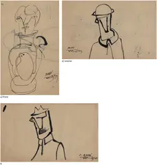 Untitled by Sadanand Bakre, Front: Pen and ink on paper, sold May 2025