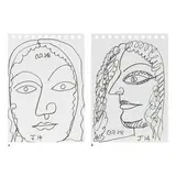 Untitled by Jogen Chowdhury, Felt tip pen on paper, offered May 2025