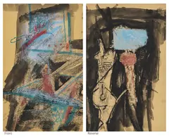 Untitled by Ram Kumar, 1971, Ink, wax and pastel on paper, sold May 2025