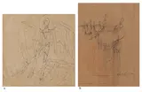 Untitled by Ganesh Pyne, Pen and ink on paper pasted on card, sold May 2025