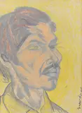 Untitled by Surendran Nair, Pastel on paper, sold May 2025