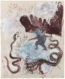 Untitled by K. G. Subramanyan, Watercolour on paper, sold May 2025