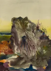 Untitled by Bimal Dasgupta, Watercolour on paper, sold May 2025