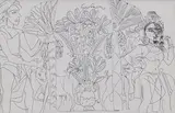 Untitled by K. Laxma Goud, Pen on paper, sold May 2025