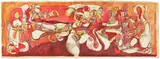 Untitled by Avinash Chandra, Ink and watercolour on paper, sold May 2025