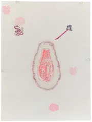 Untitled by Mithu Sen, Collage, watercolour and felt tip pen on paper, offered May 2025