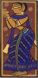 Untitled (Gopini) by Jamini Roy, Gouache on card laid on board, sold Jun 2025